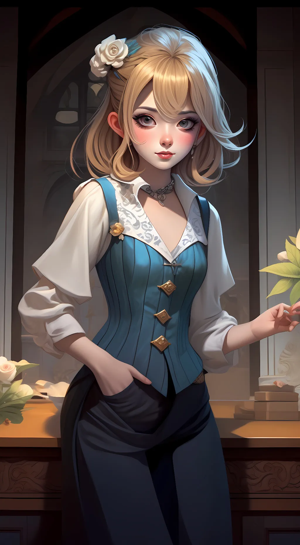ai character: your gf background