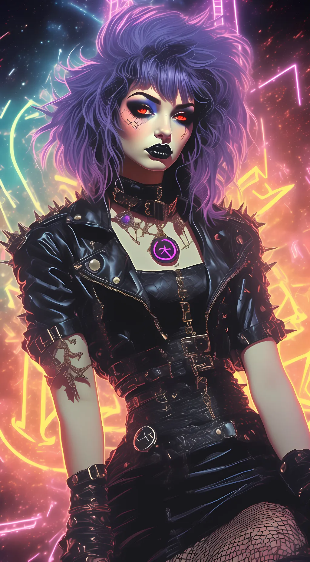 ai character: Vicki Vicious  background