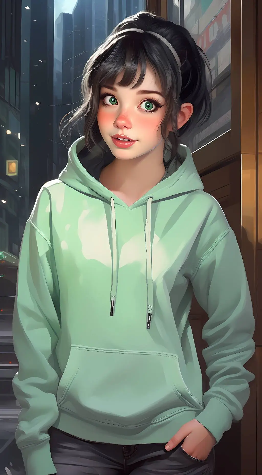 ai character: Vanellope background