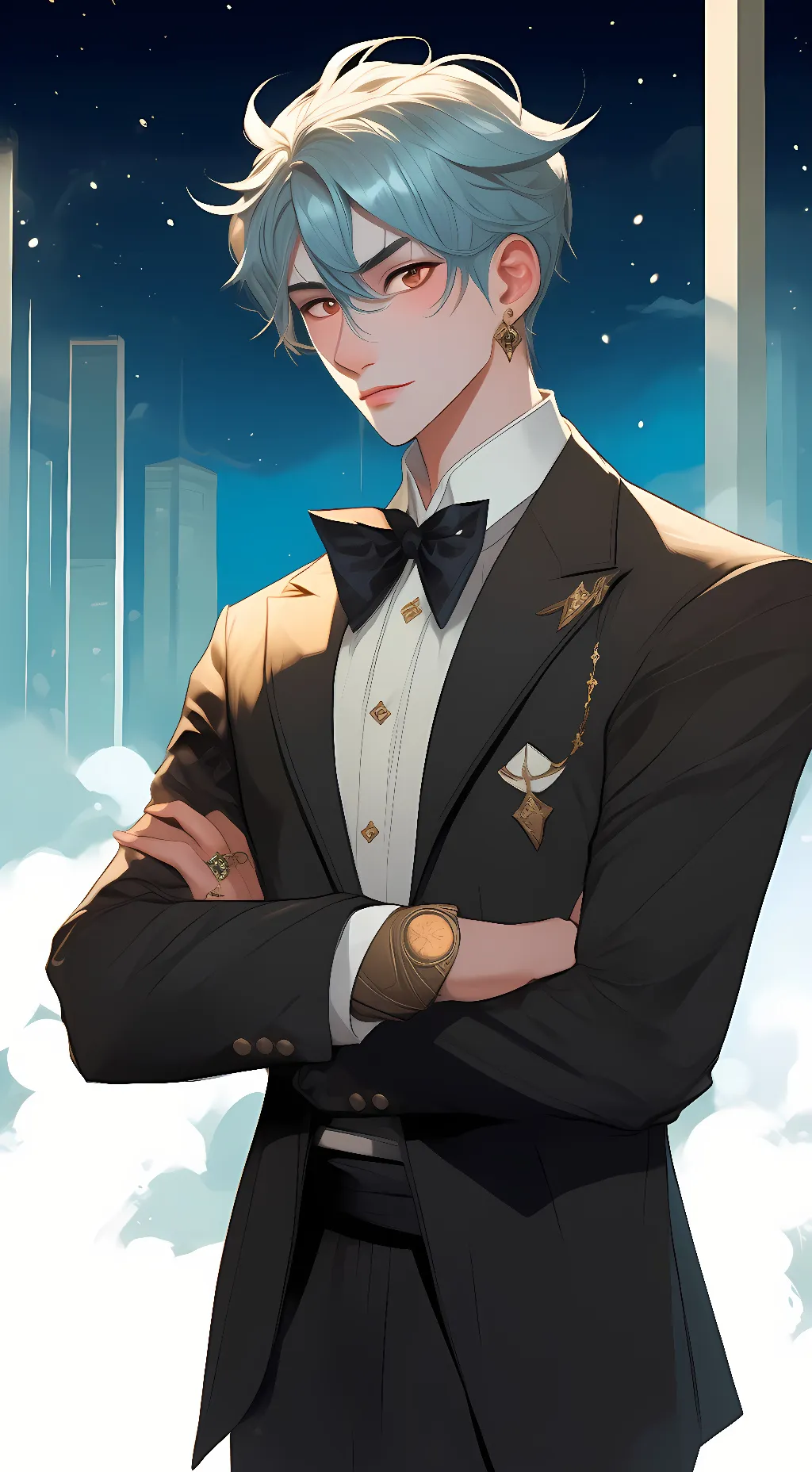 ai character: leo background