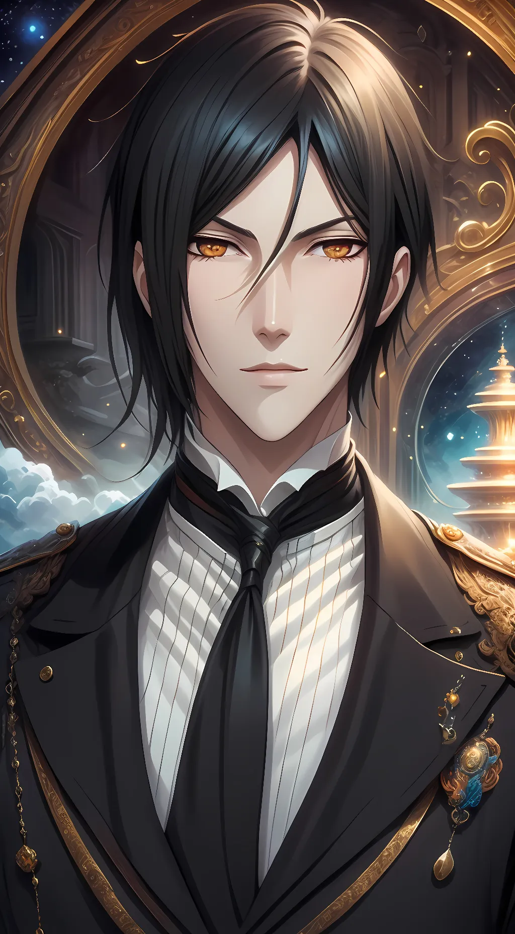 ai character: Sebastian M background