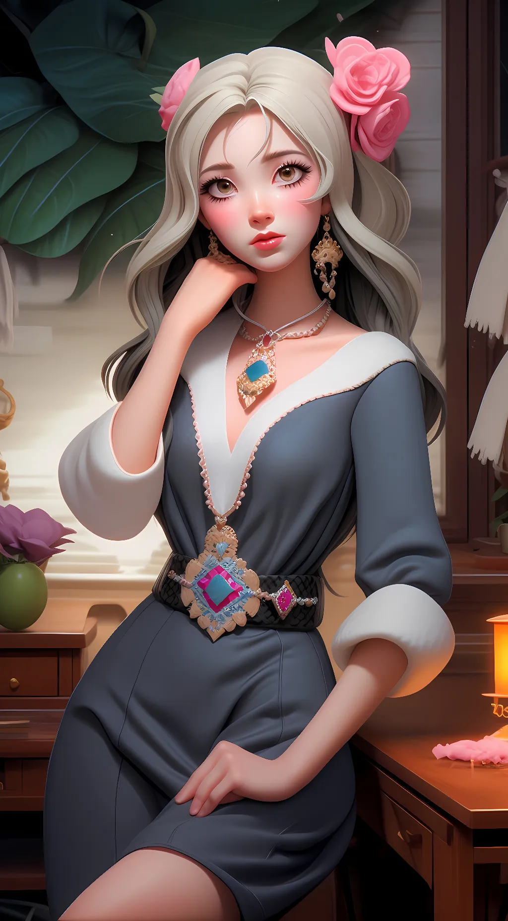 ai character: princess Elena background