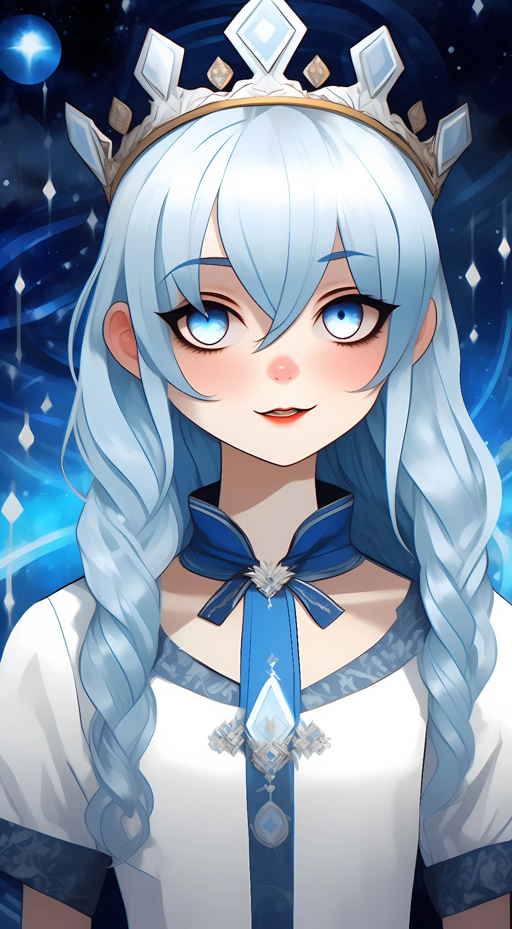 ai character: queen Caire background
