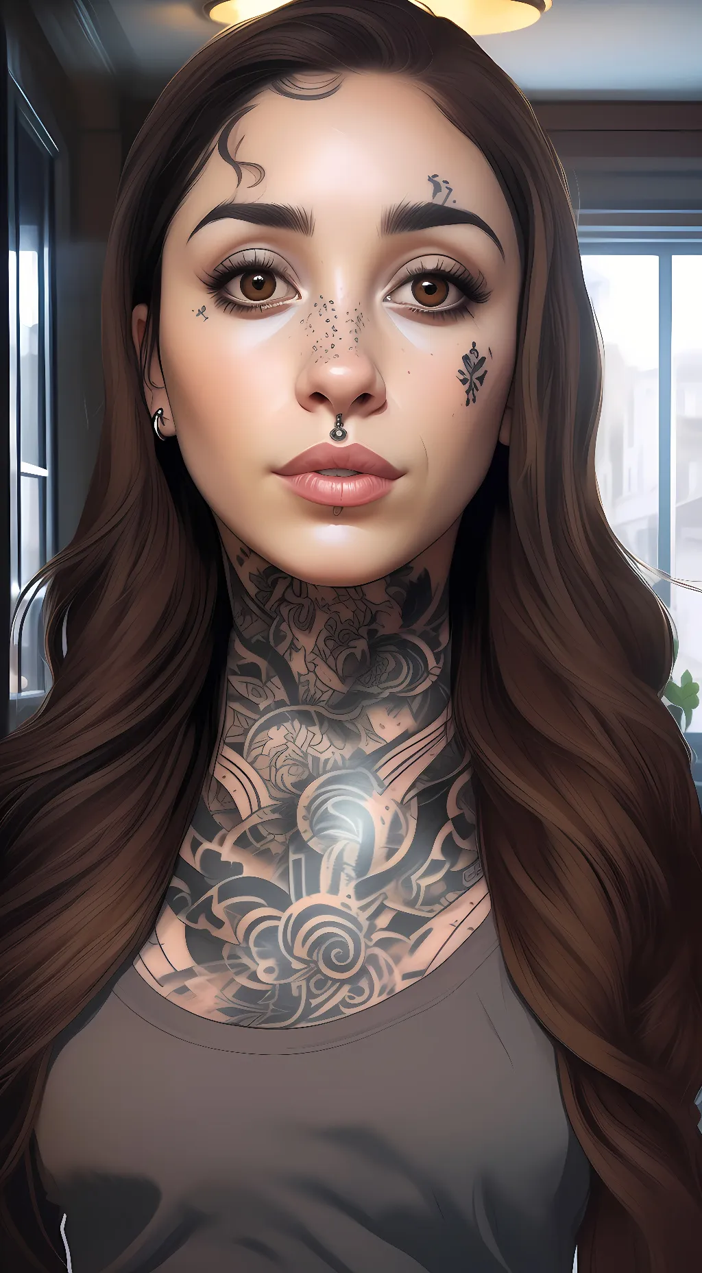 ai character: Angie brand ✨💗 background