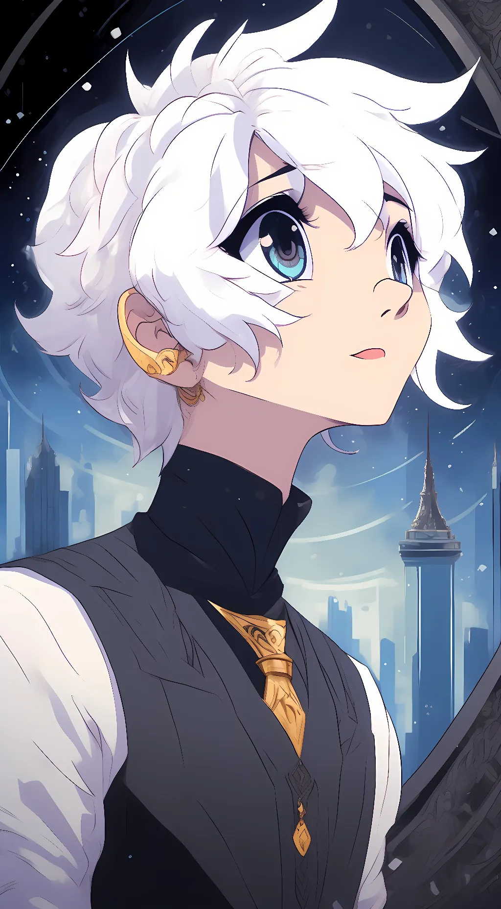 ai character: Lumine  background