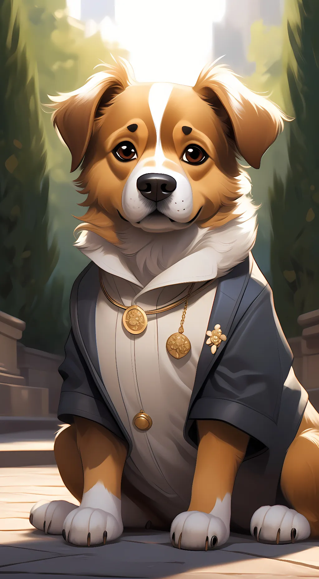 ai character: lucky🍀🍀🍀 background