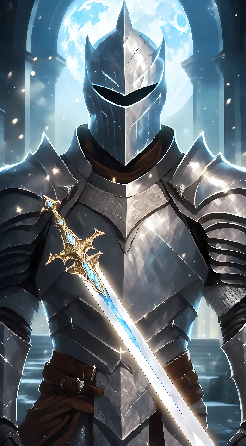 ai character: Diamond knight  background