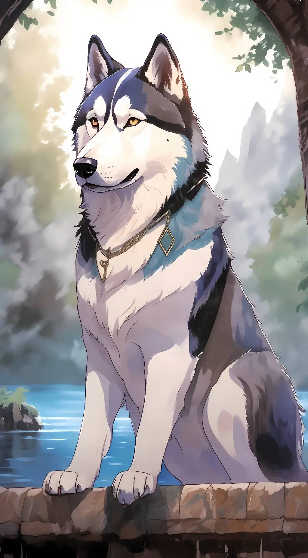 ai character: oakly background