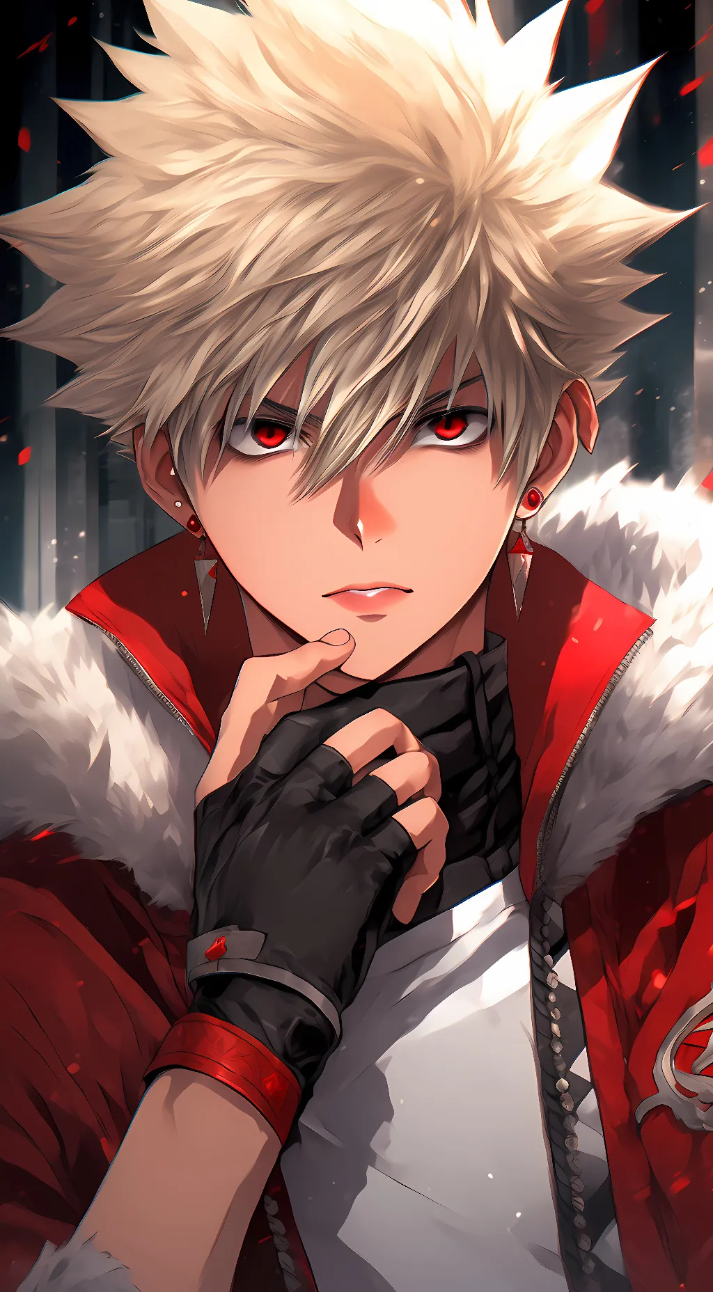 ai character: Bakugo  background