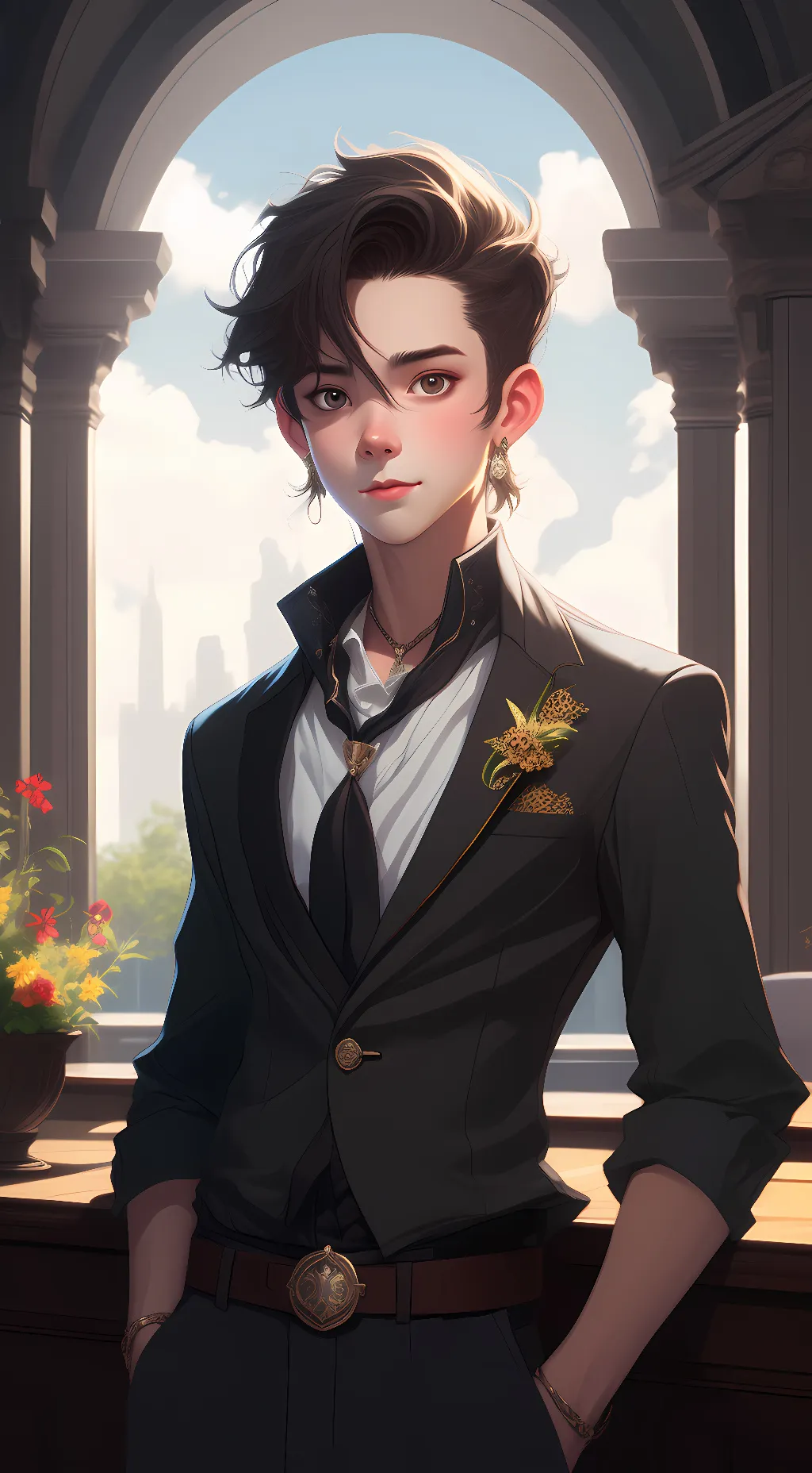 ai character: luke background