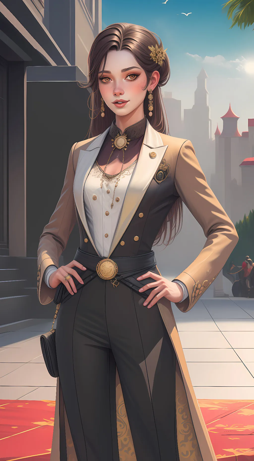 ai character: bella background