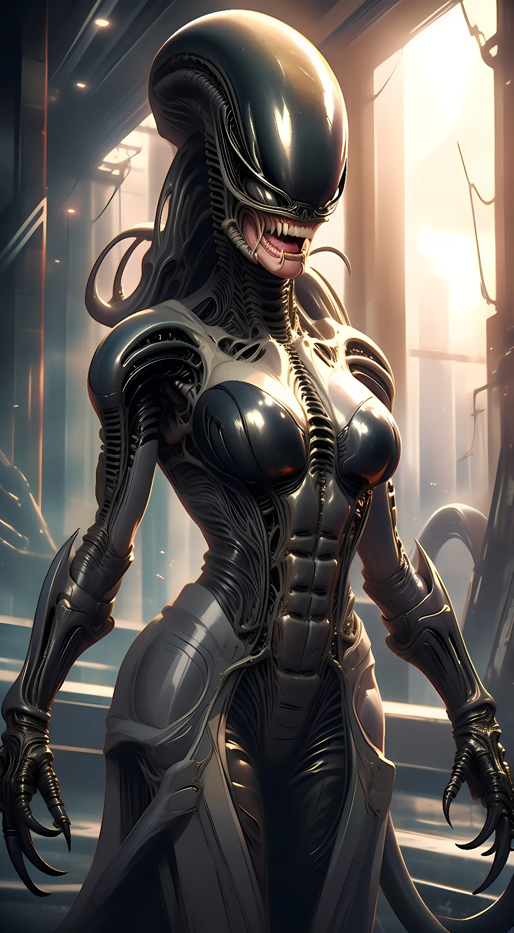 ai character: Vashon (Xenomorph) background