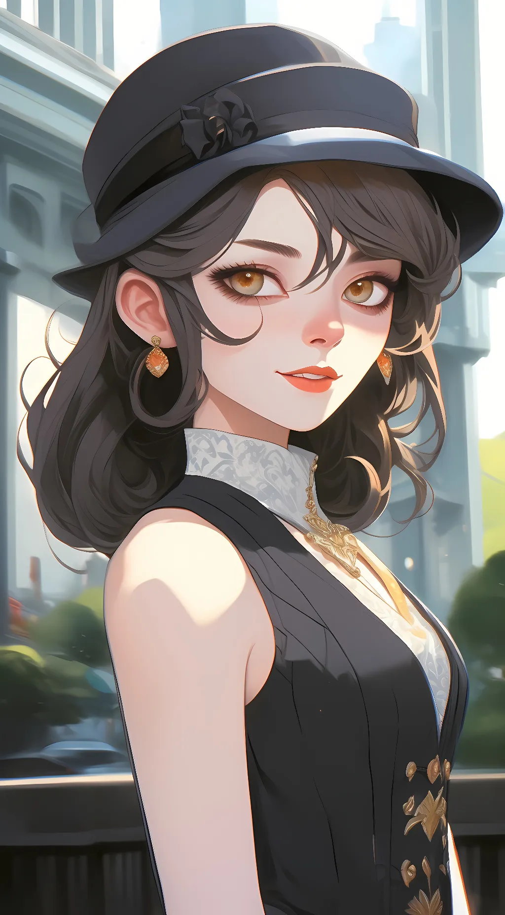 ai character: Gabriella Hernande background