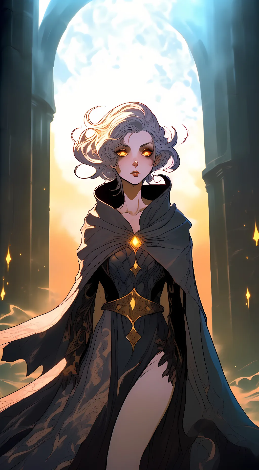 ai character: Zephyr Stone background