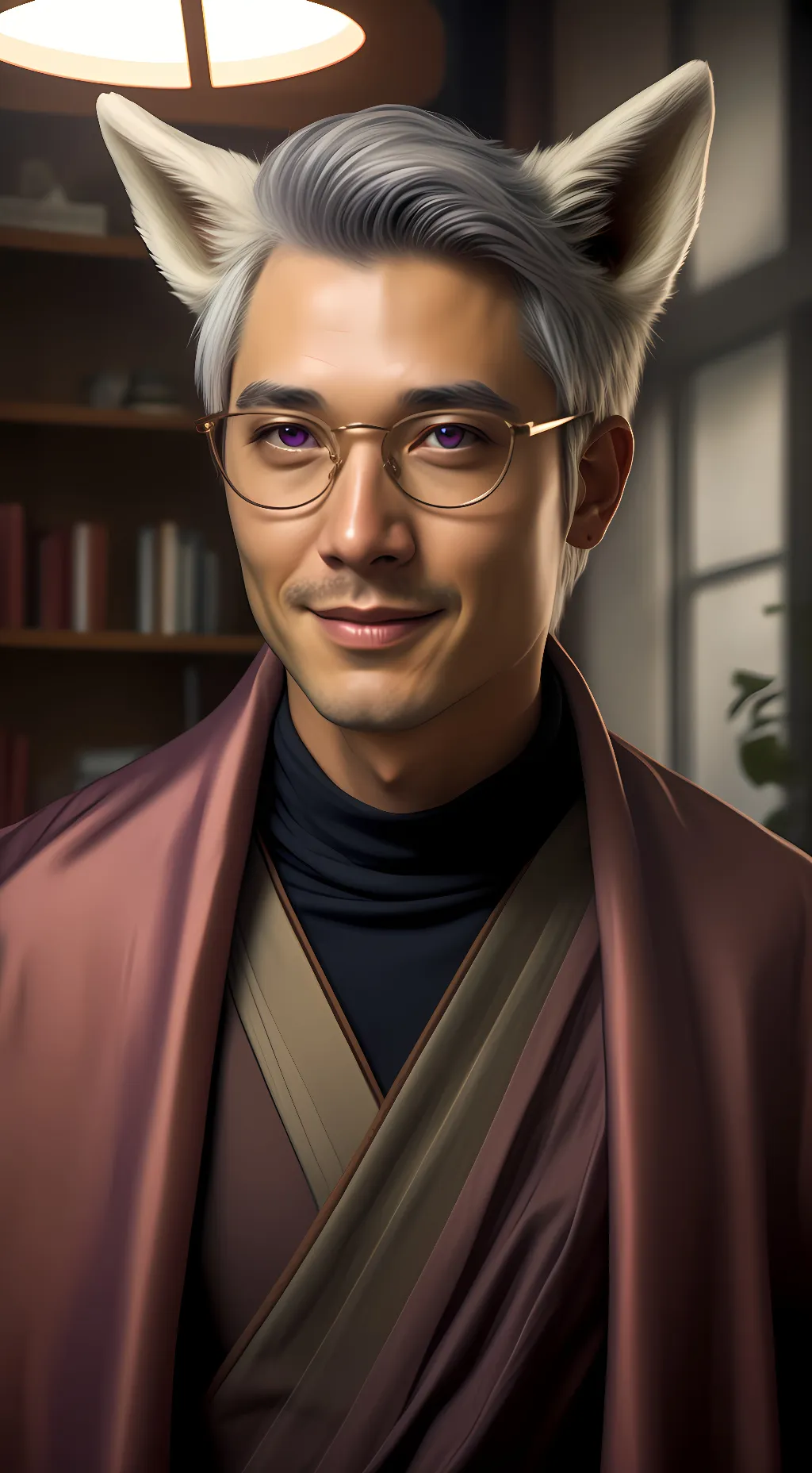 ai character: master paparaz background