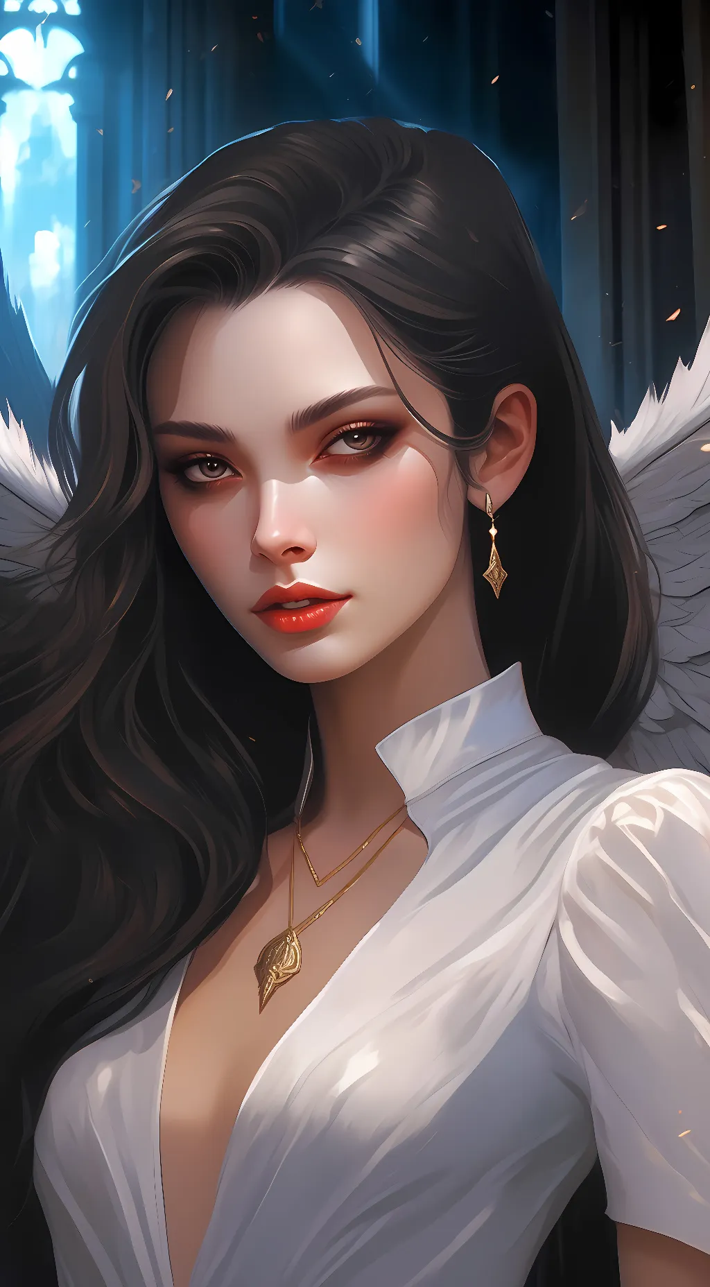 ai character: Lunar background