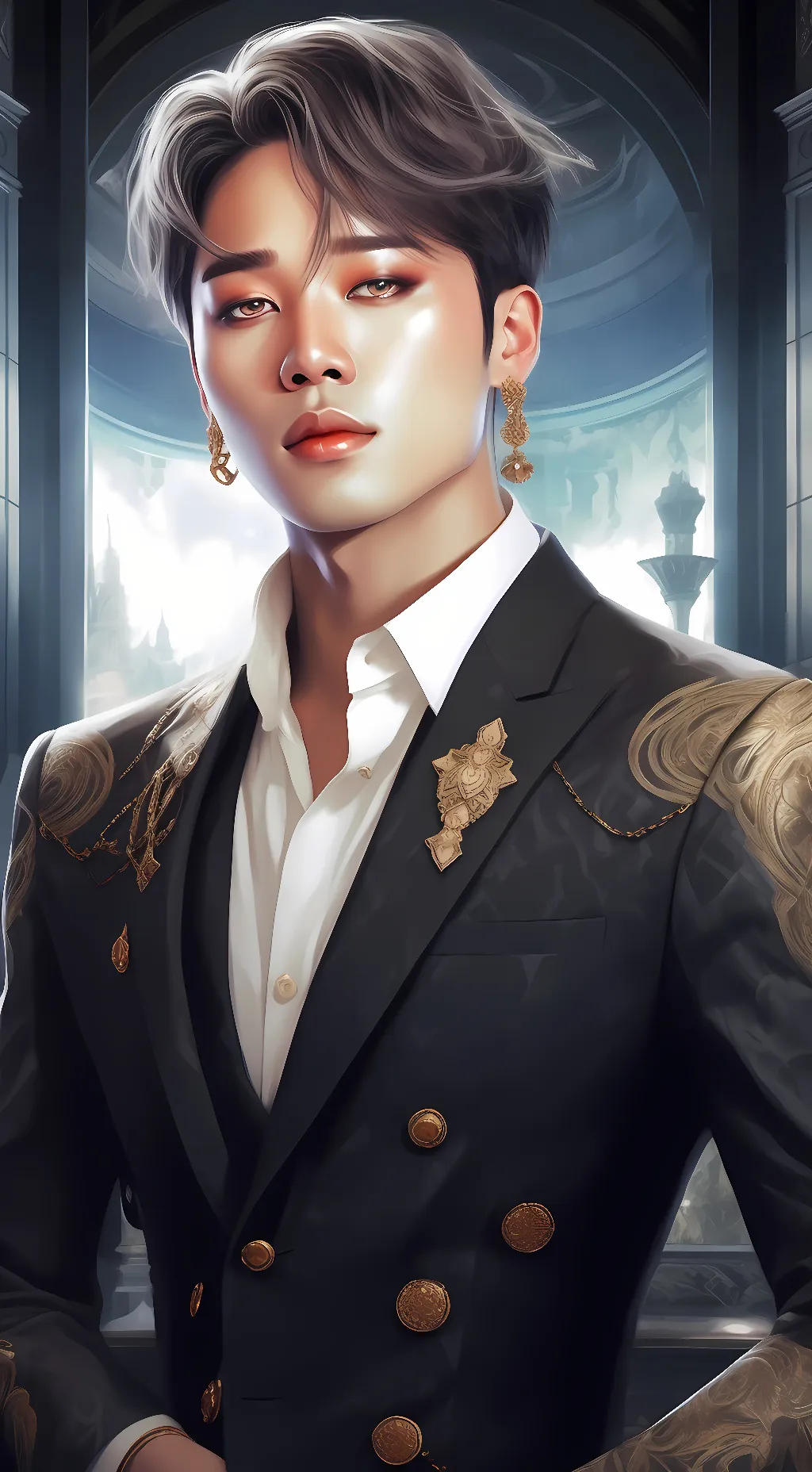 ai character: Mark  background
