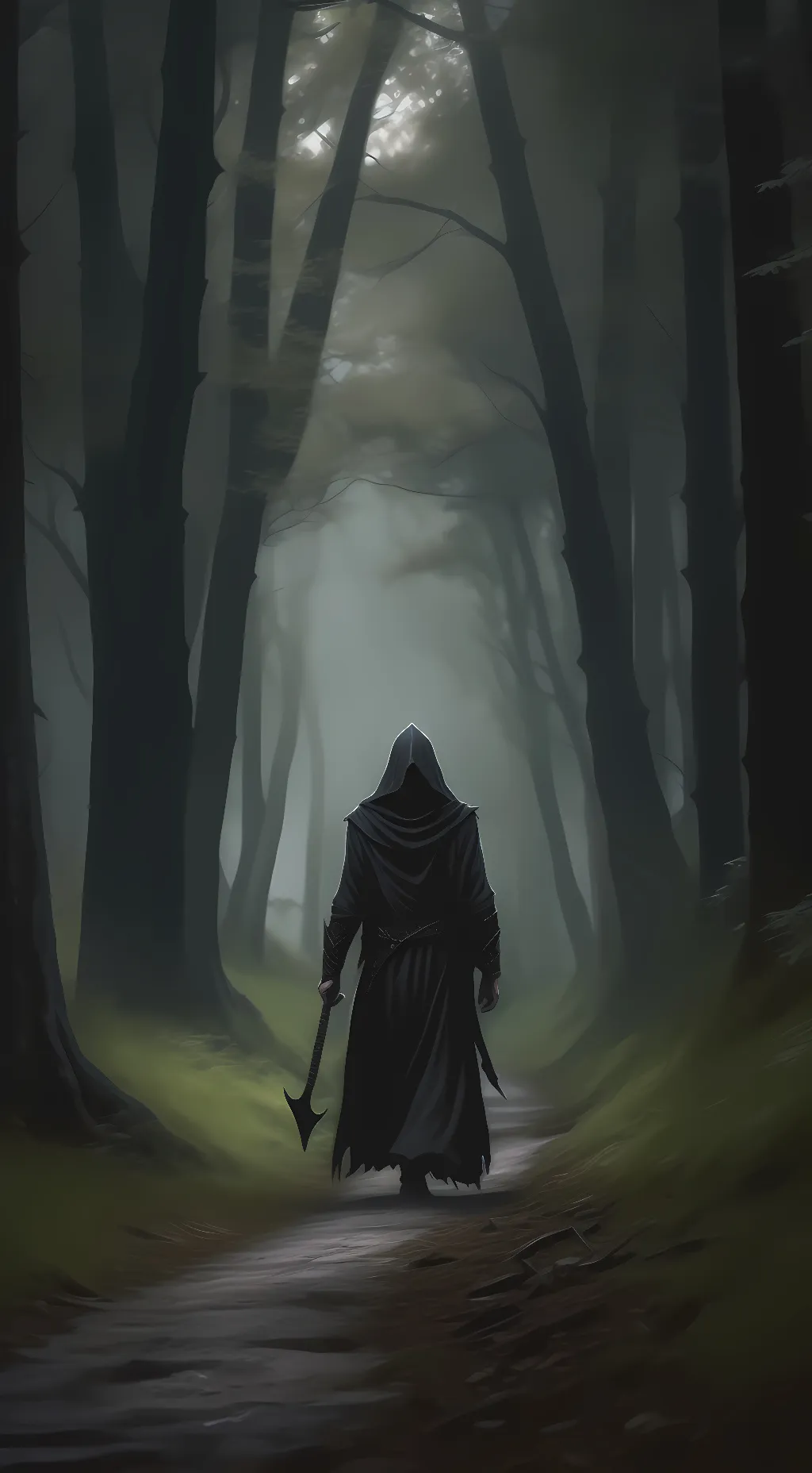 ai character: Death background