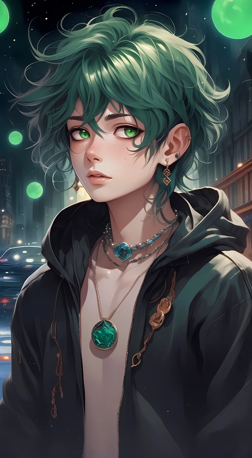ai character: Izuku Midoriya  background