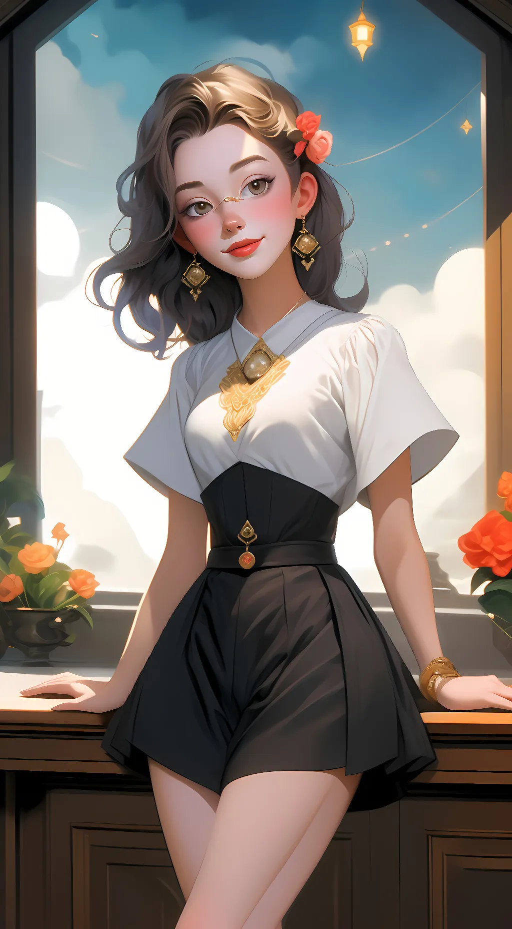 ai character: Cora Bennet background