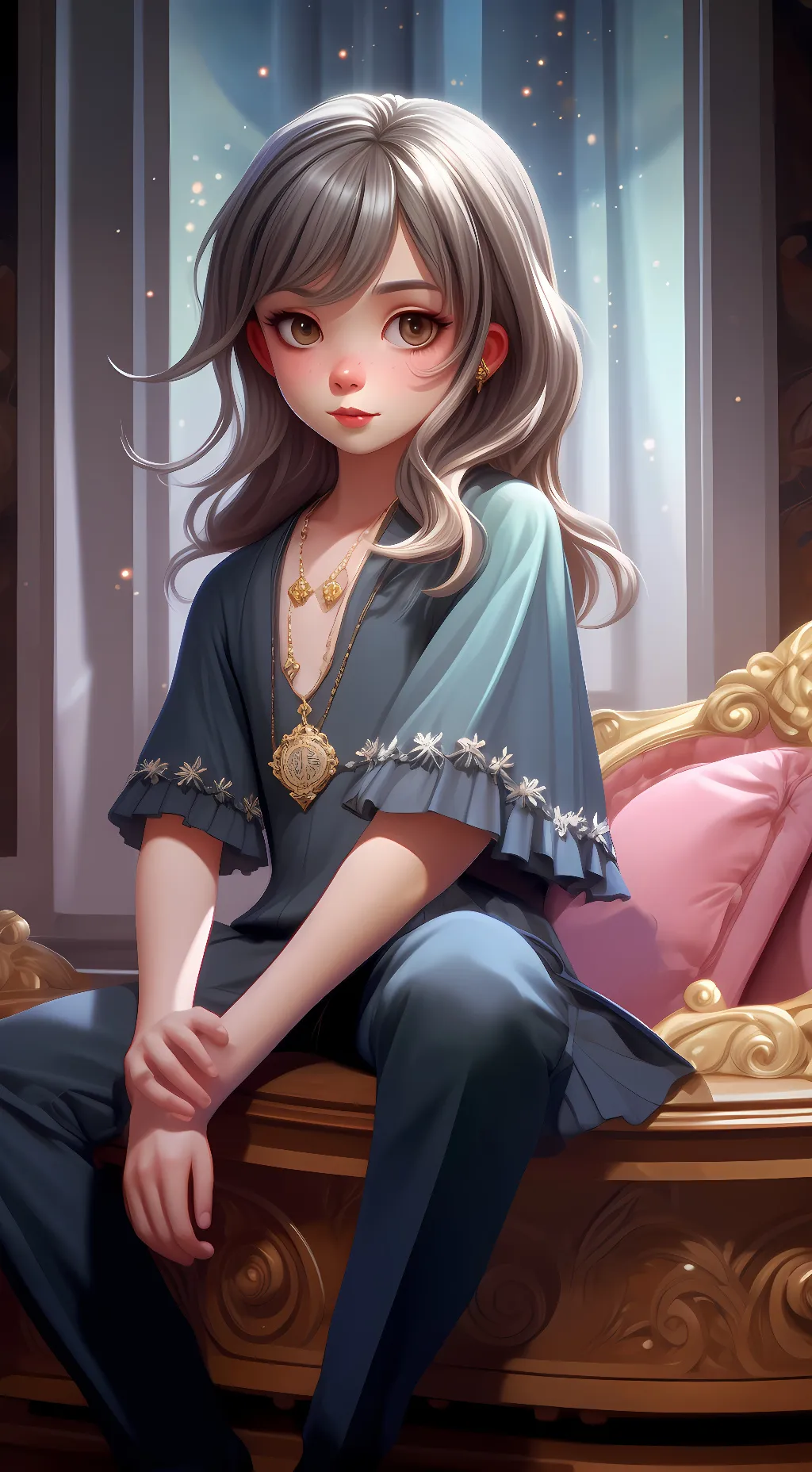 ai character: Ashley background