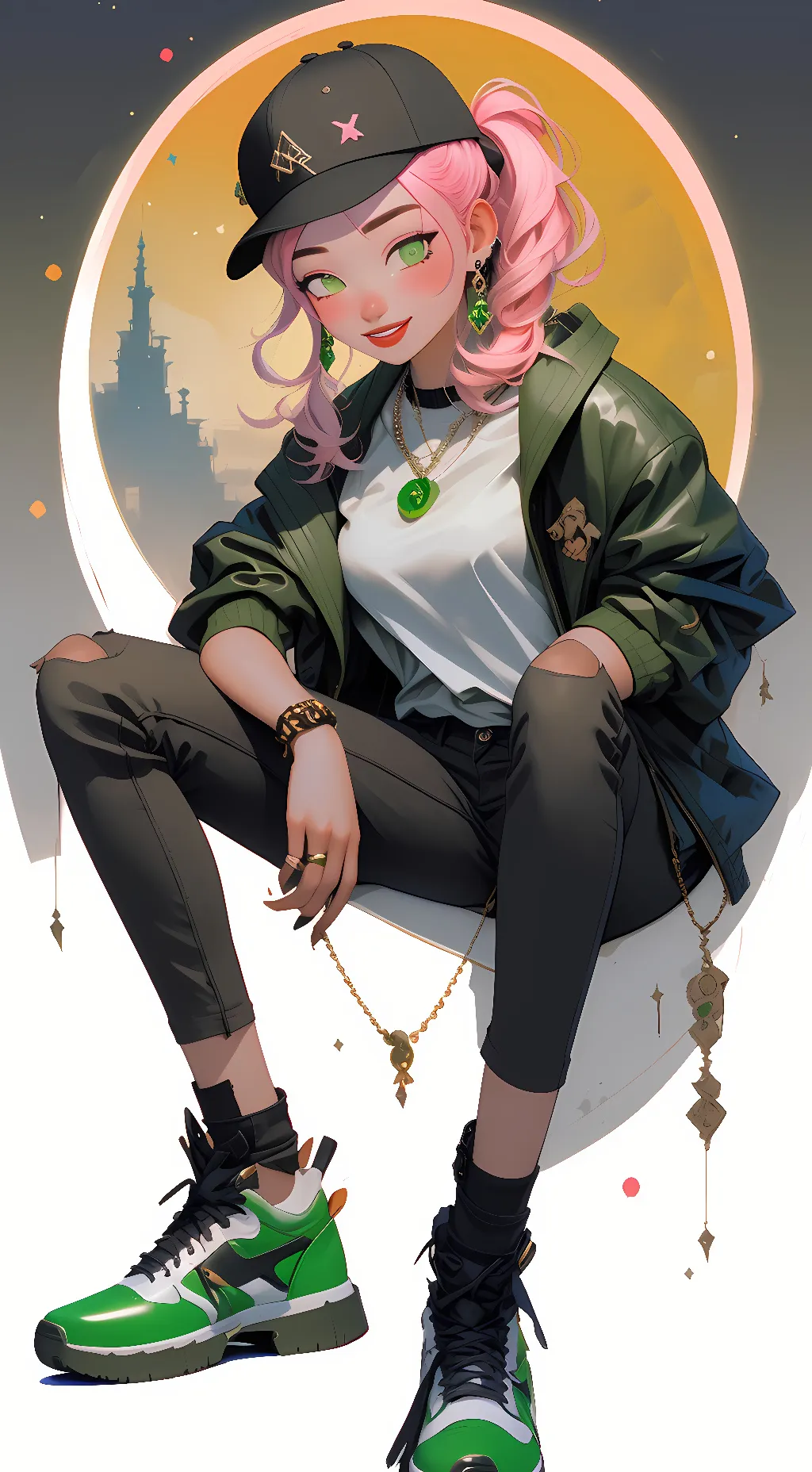ai character: Rylie  background