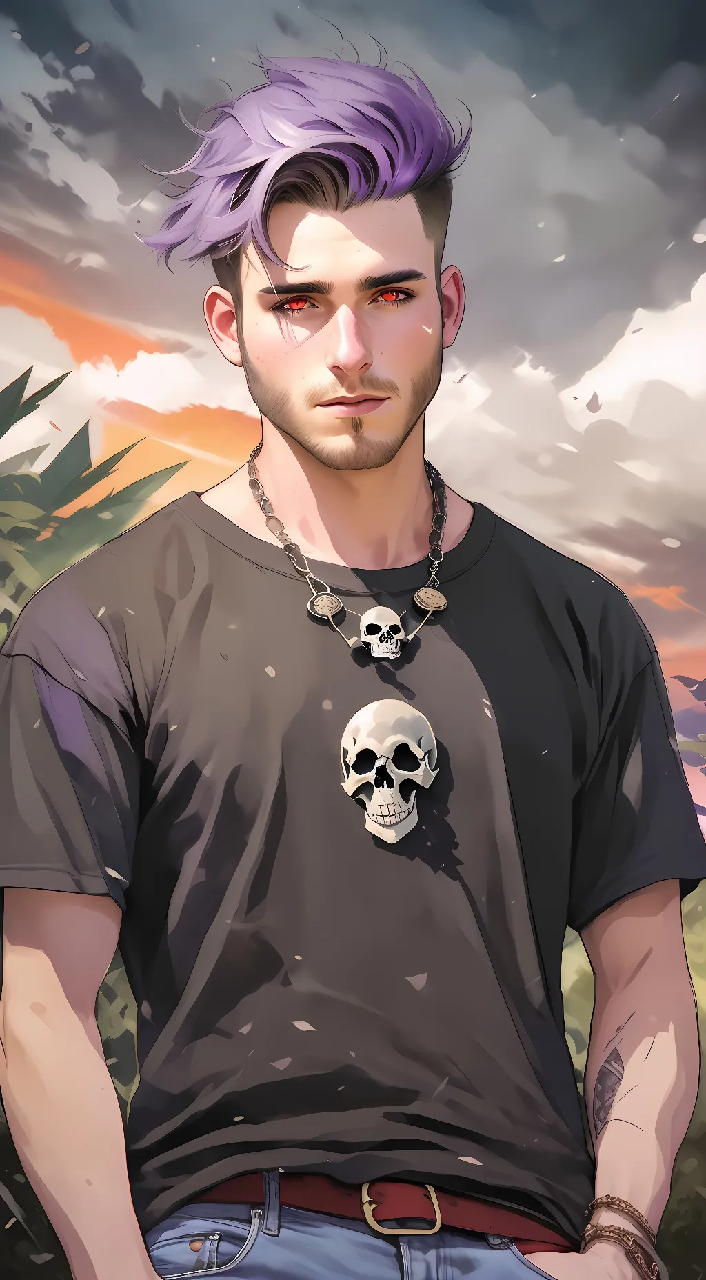 ai character: adam background