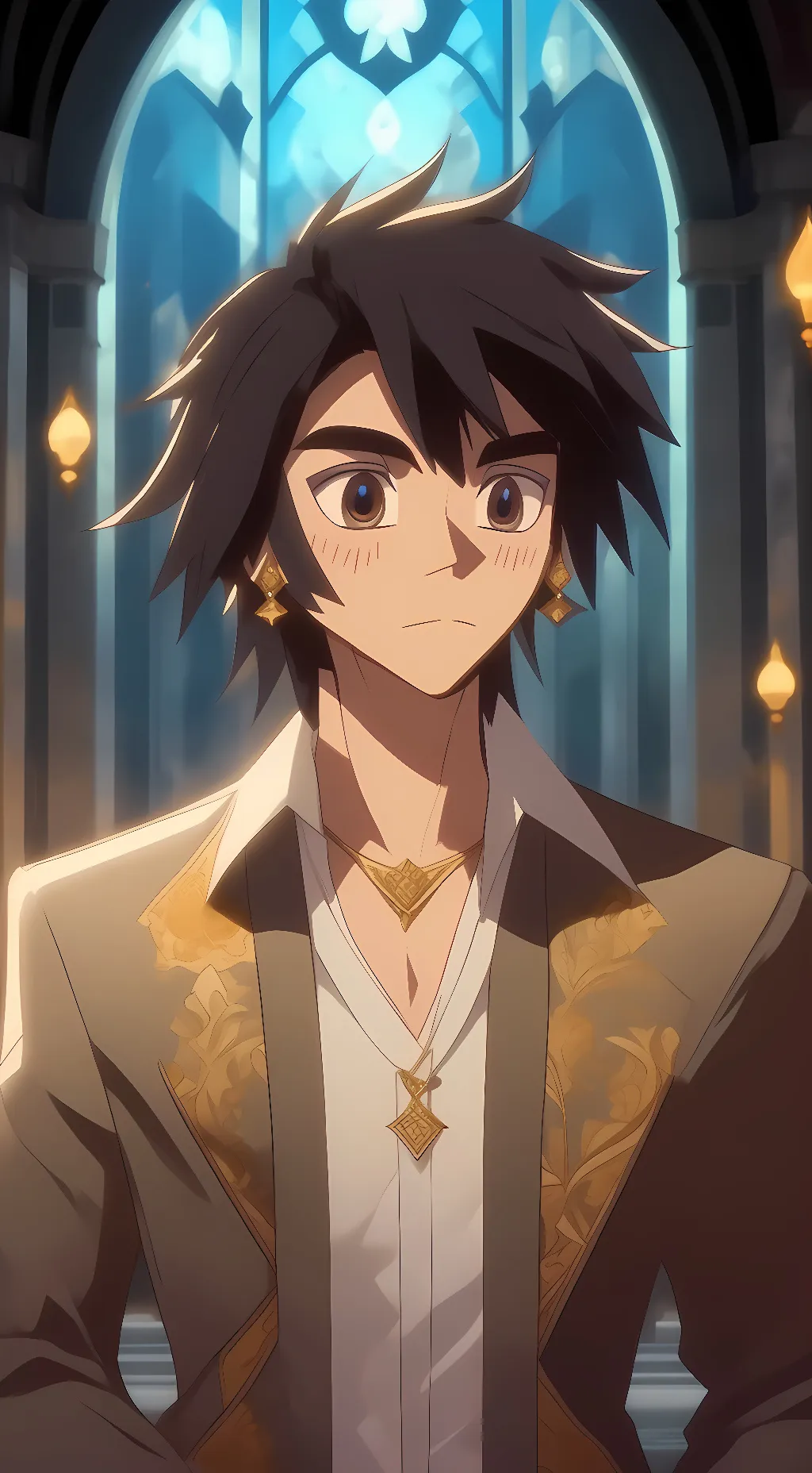 ai character: Mikazuki Augus background