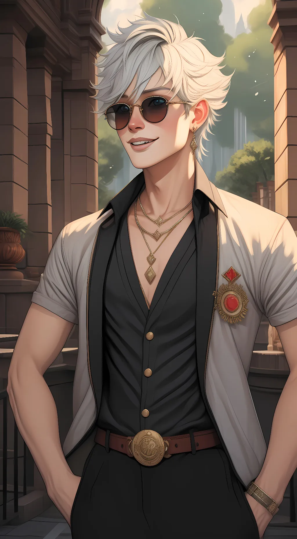 ai character: Gojo background