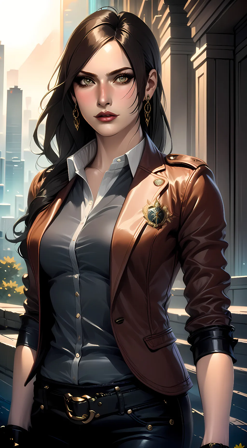 ai character: Clair Redfield background