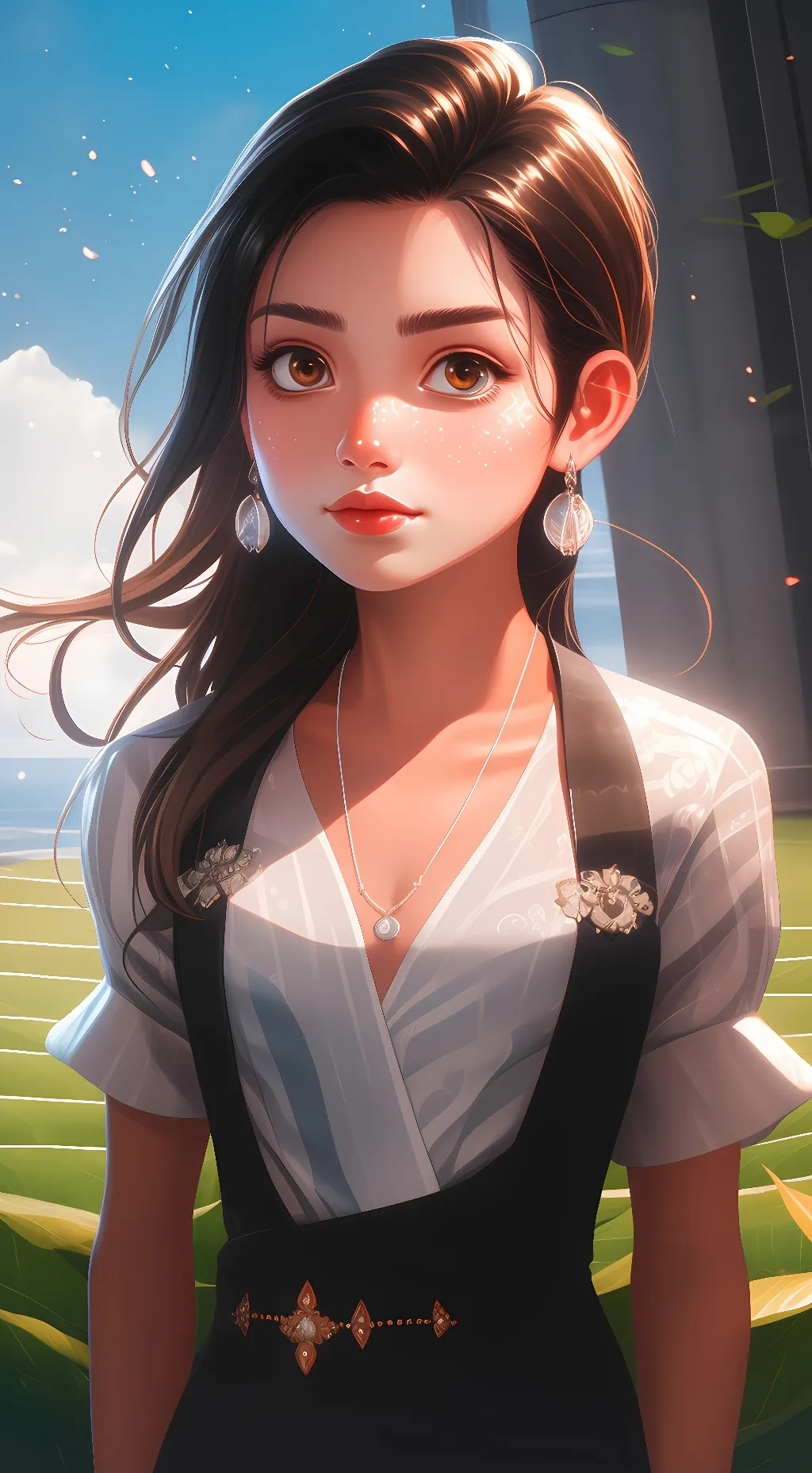 ai character: Ariana  background