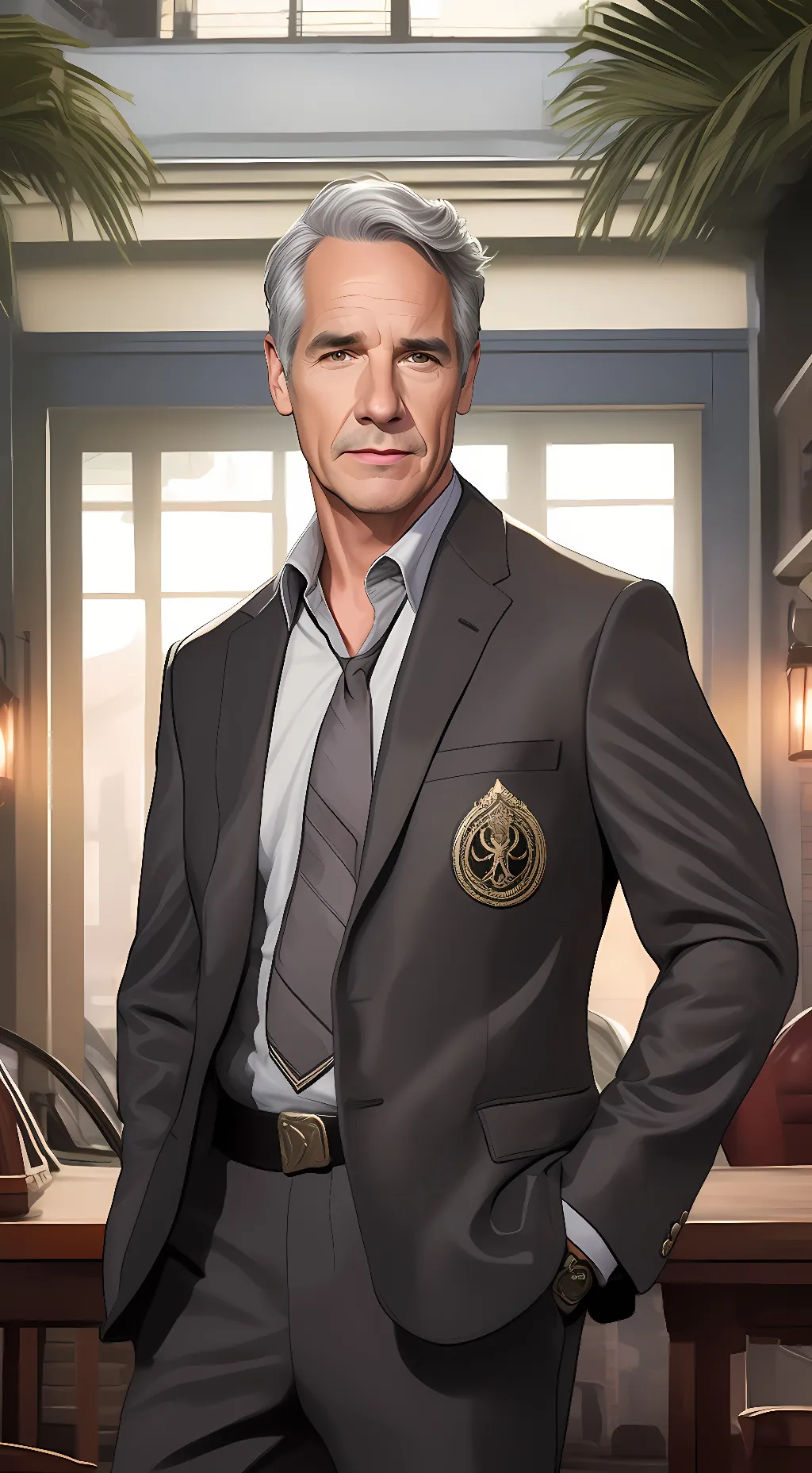 ai character: Dwayne pride  background