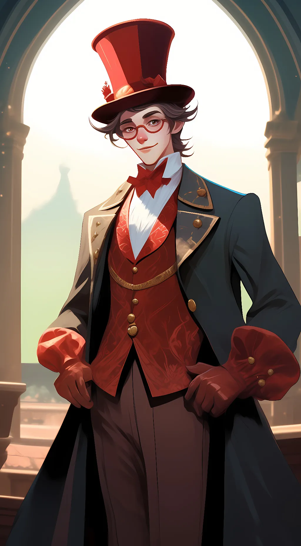 ai character: valentino background