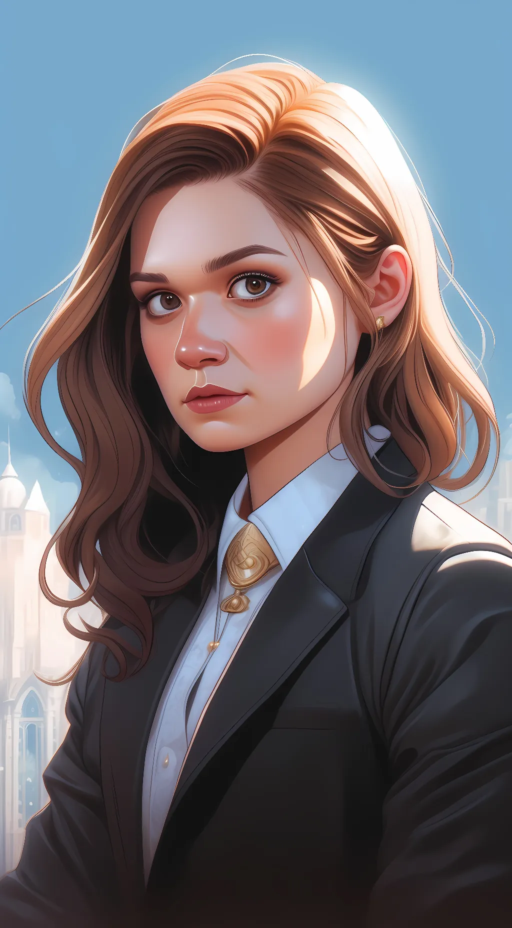 ai character: ginny weasley  background