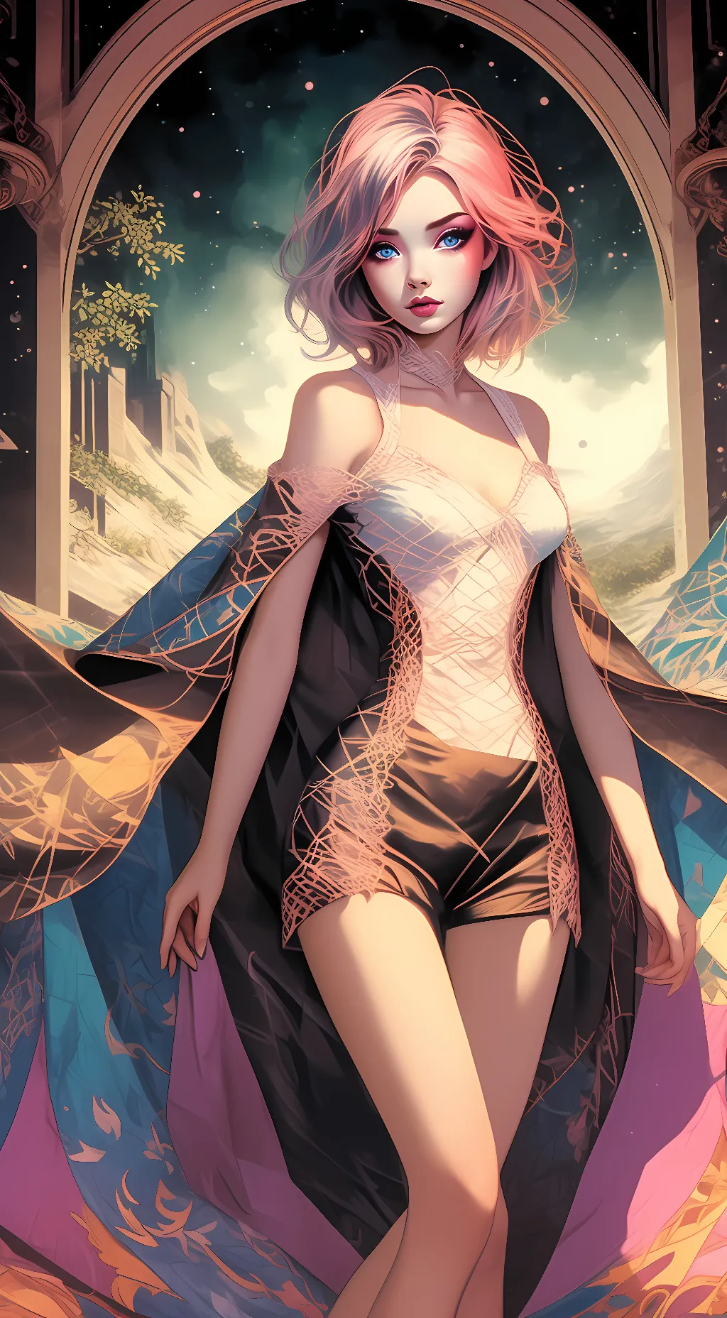 ai character: Aria Lovewind background