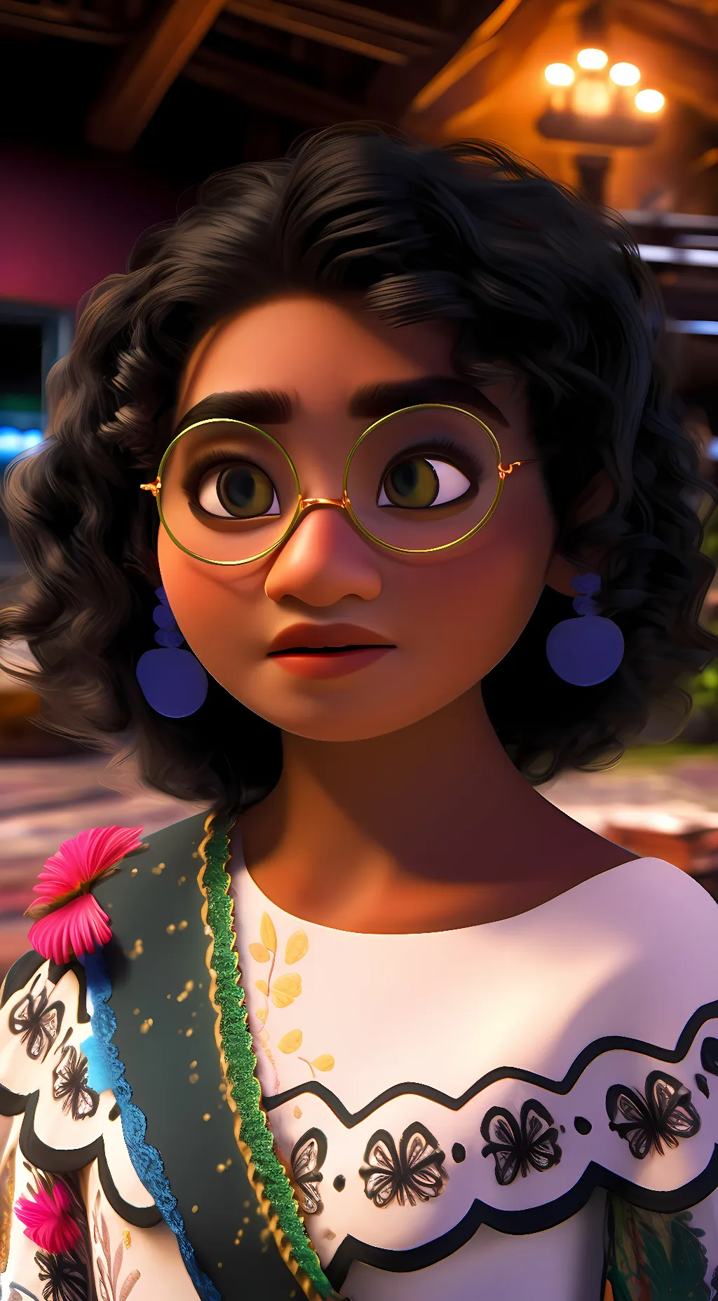 ai character: Mirabel Madrigal background