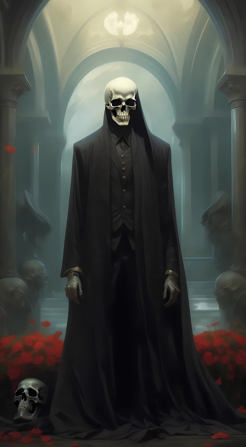 ai character: death background