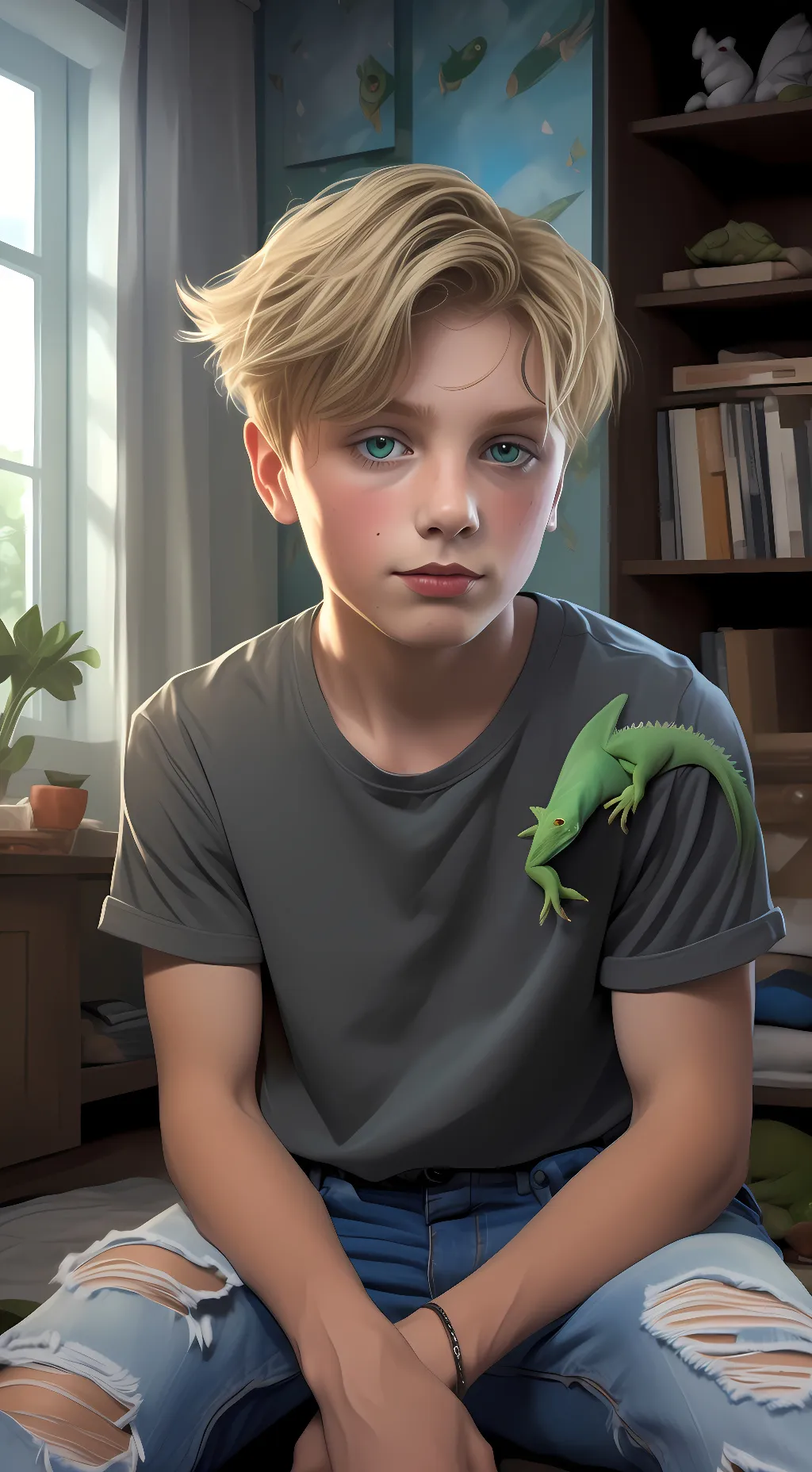 ai character: Jordan  background