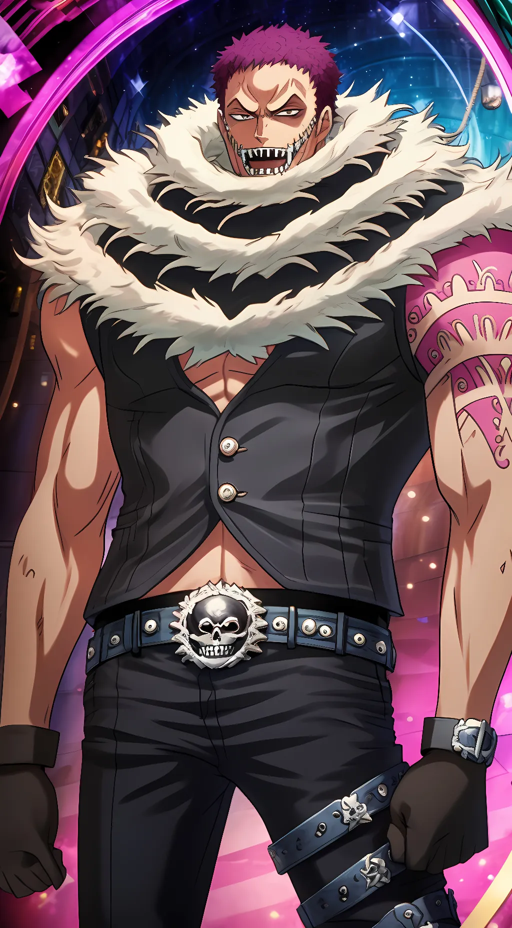 ai character: Charlotte Katakuri background