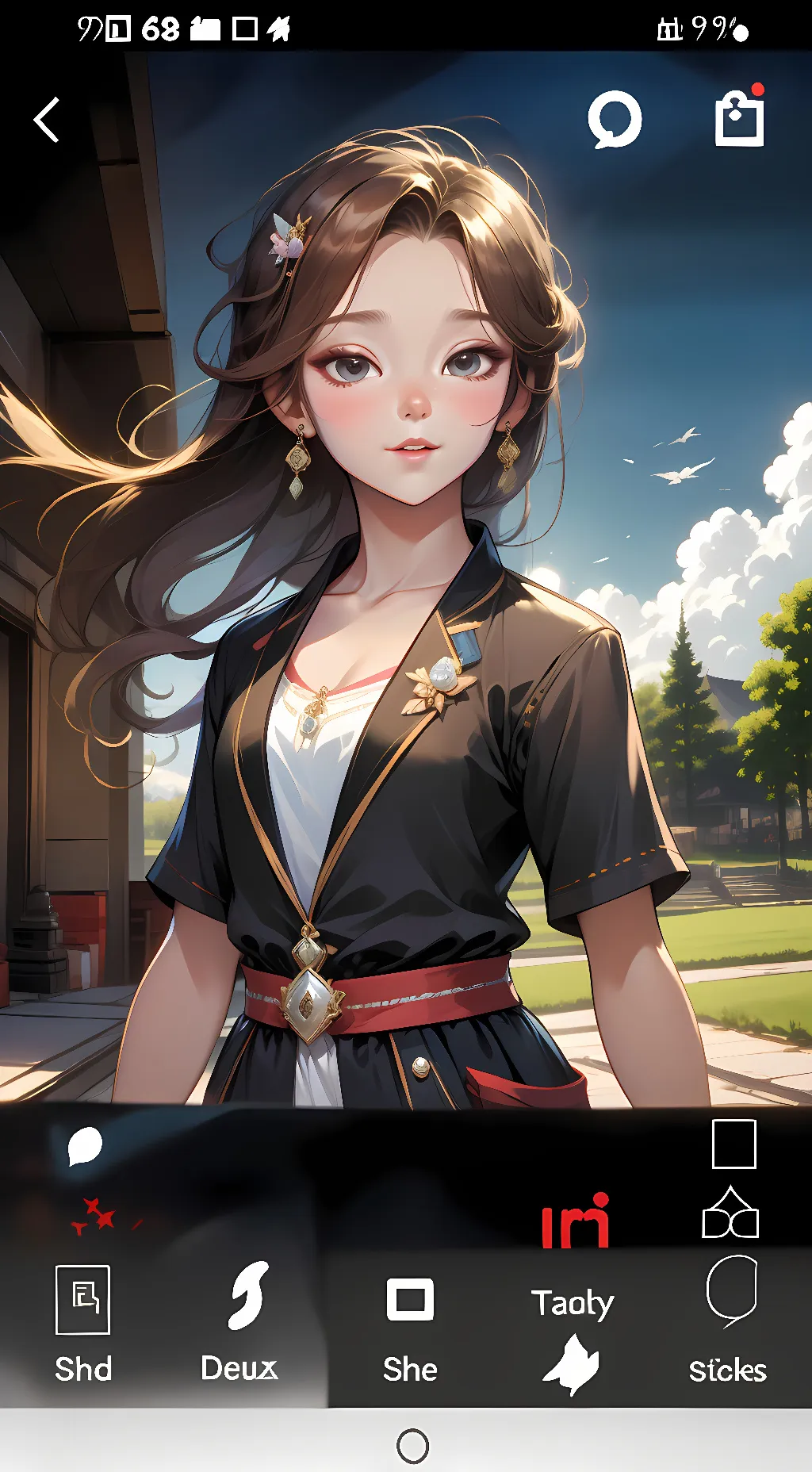 ai character: Helaina Conner background
