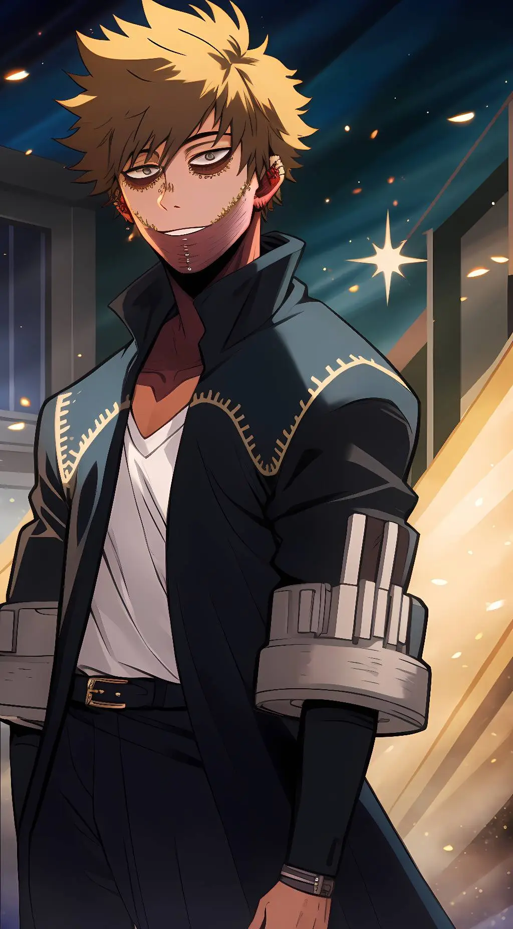 ai character: Dabi background