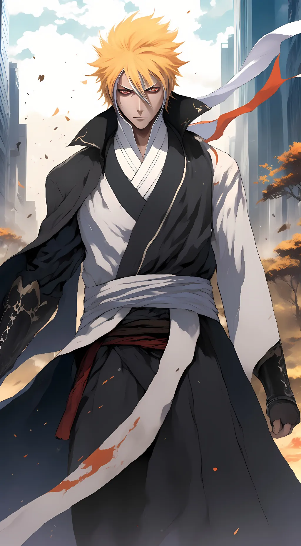ai character: Custom bleach background