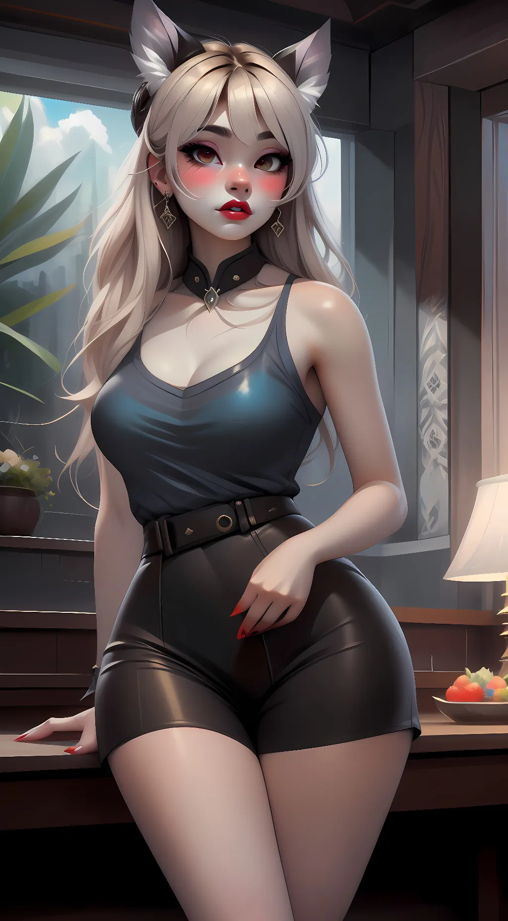 ai character: Felicia  background