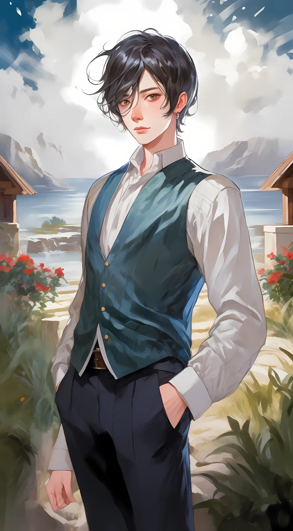 ai character: John Doe background