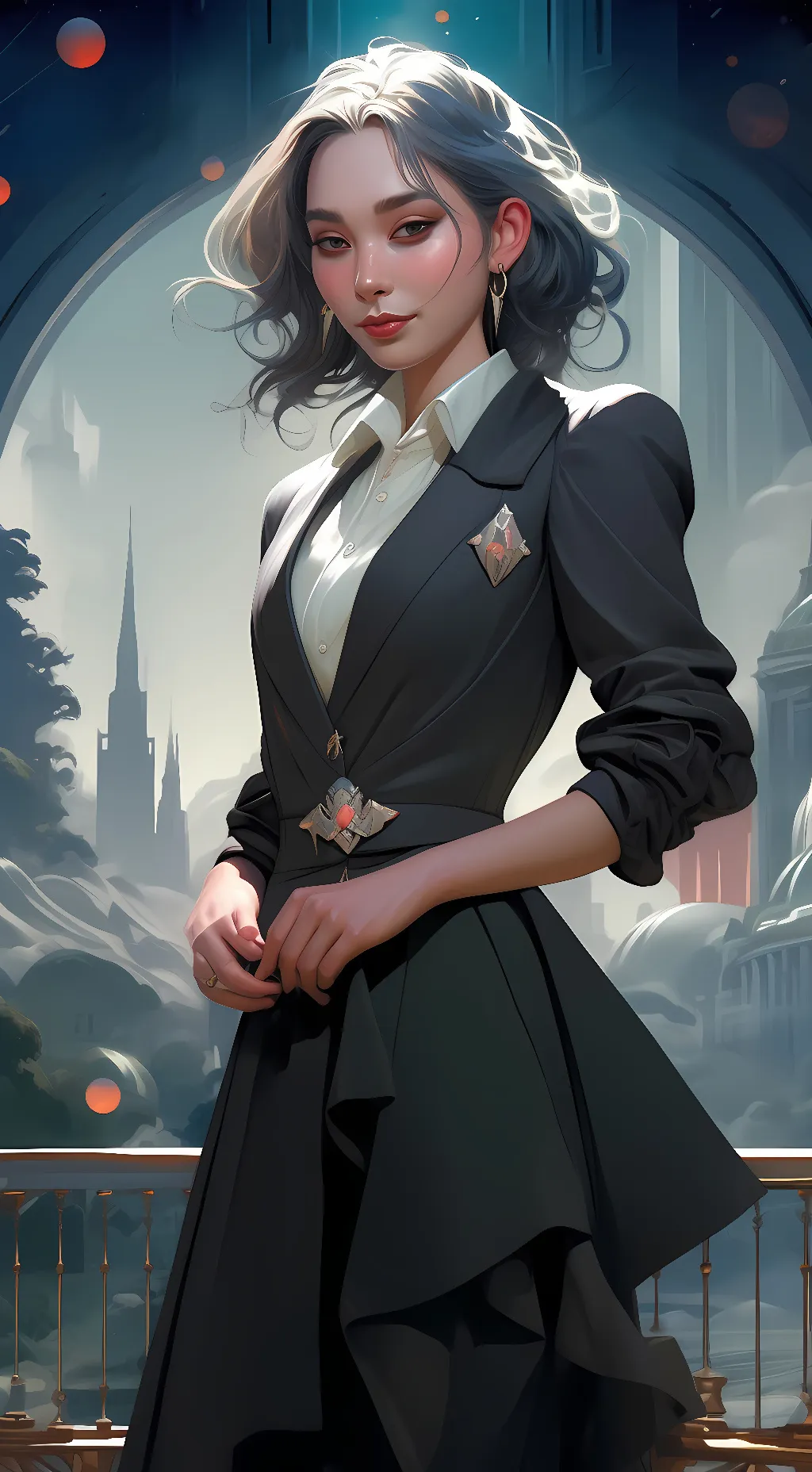 ai character: Aribella Moonflow background