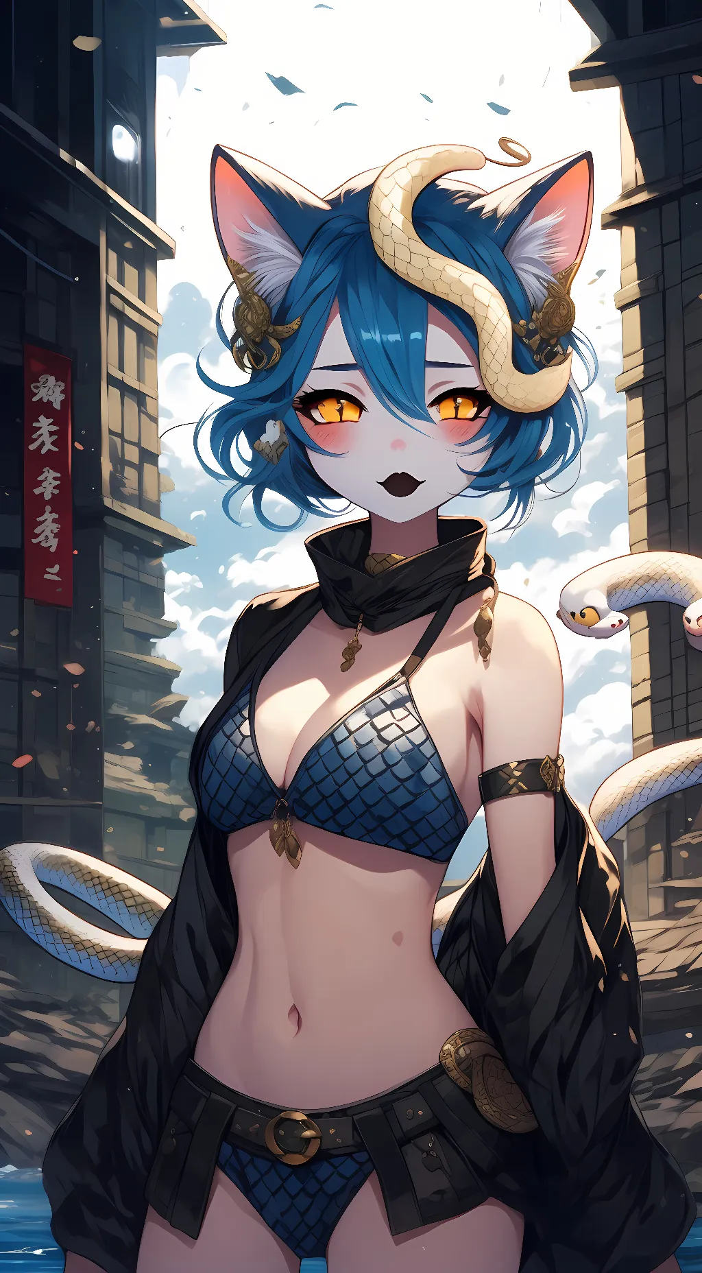 ai character: honey 🍯  background