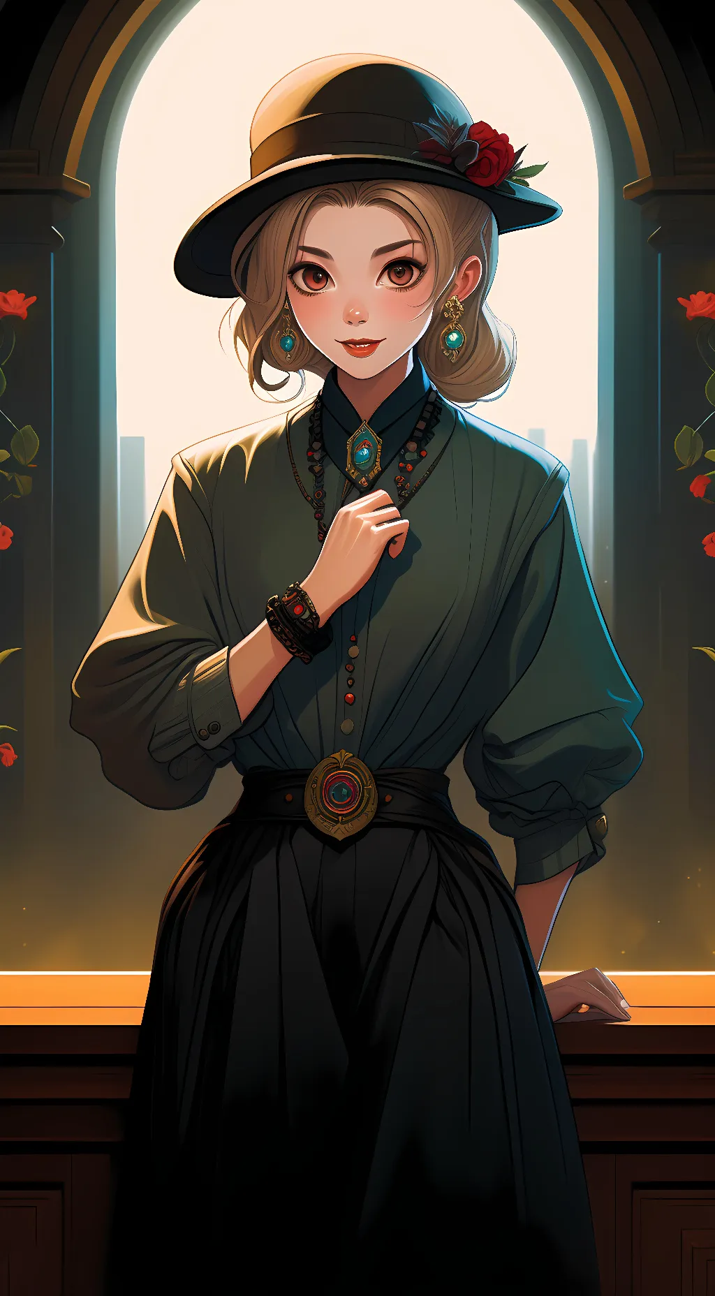 ai character: Clara background