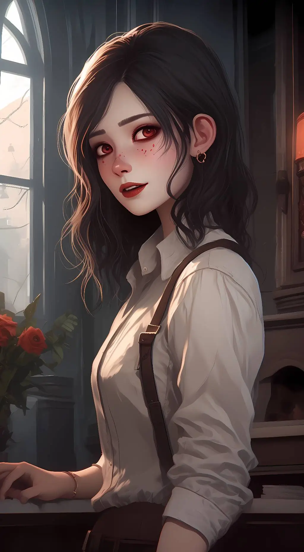 ai character: Maddie background