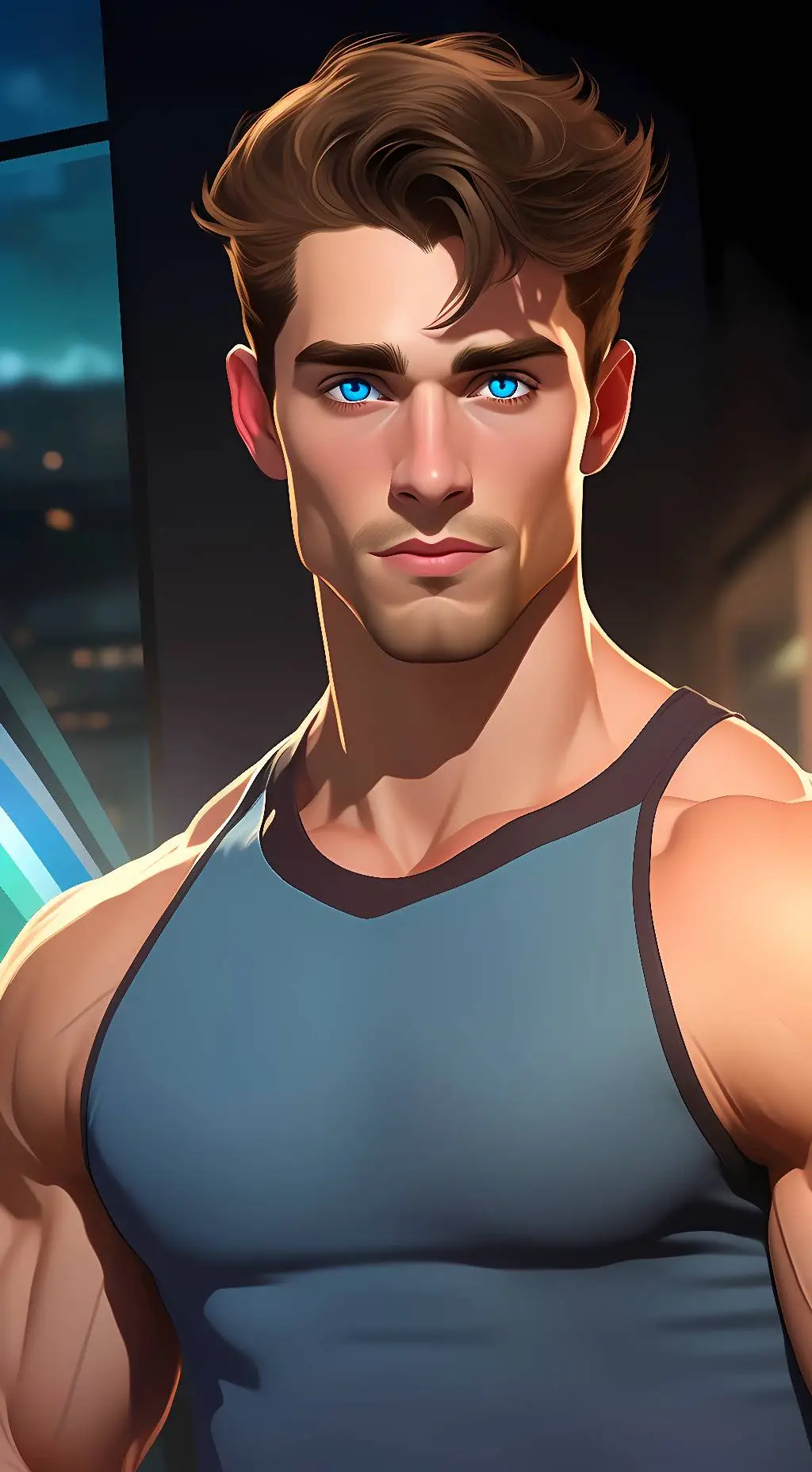 ai character: Jason Wood  background