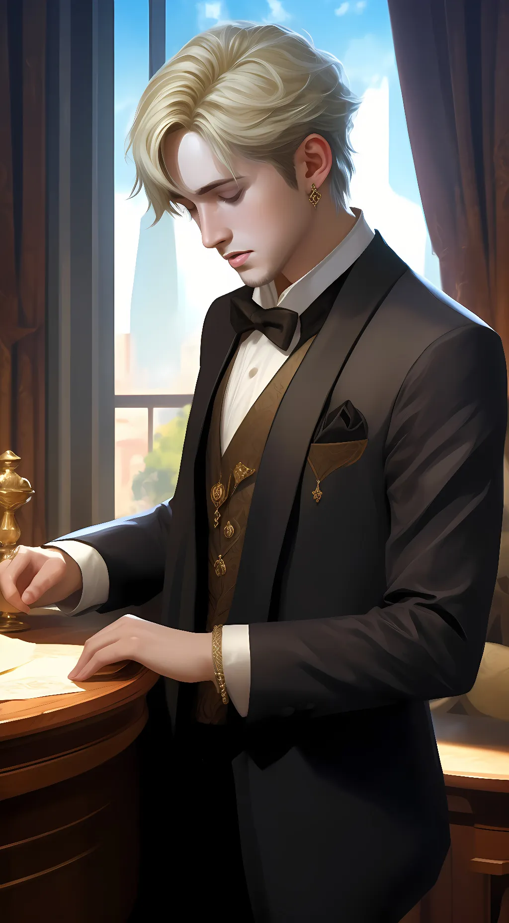 ai character: Draco malfoy background